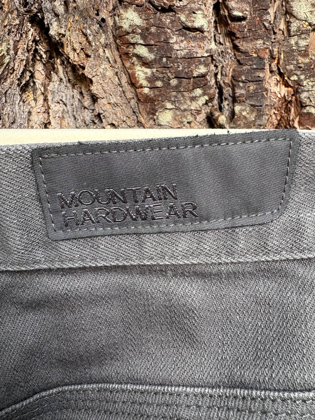 Mountain Hardwear Denim Jean, Stretch (Dark Grey, Men's 33/32)