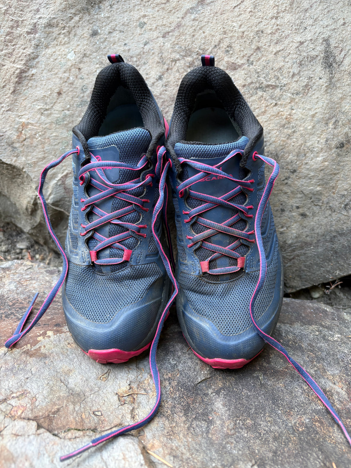 Scarpa Rush GTX Trail Runner (Navy/Raspberry, Women's US 6.5)