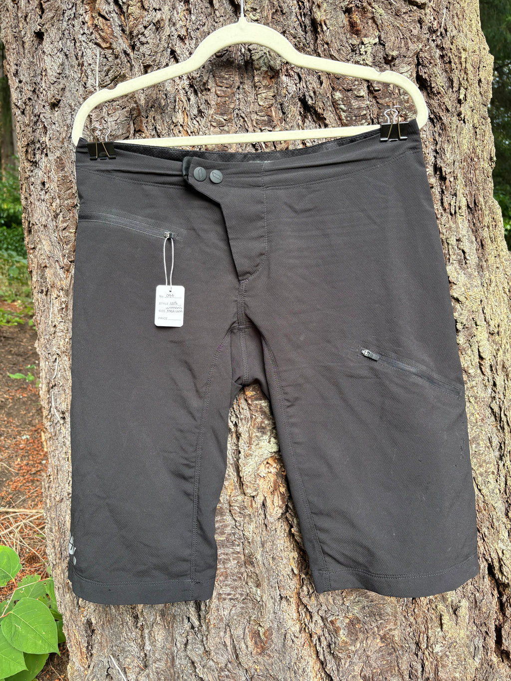 100% RideCamp MTB Short (Black, Women's M)