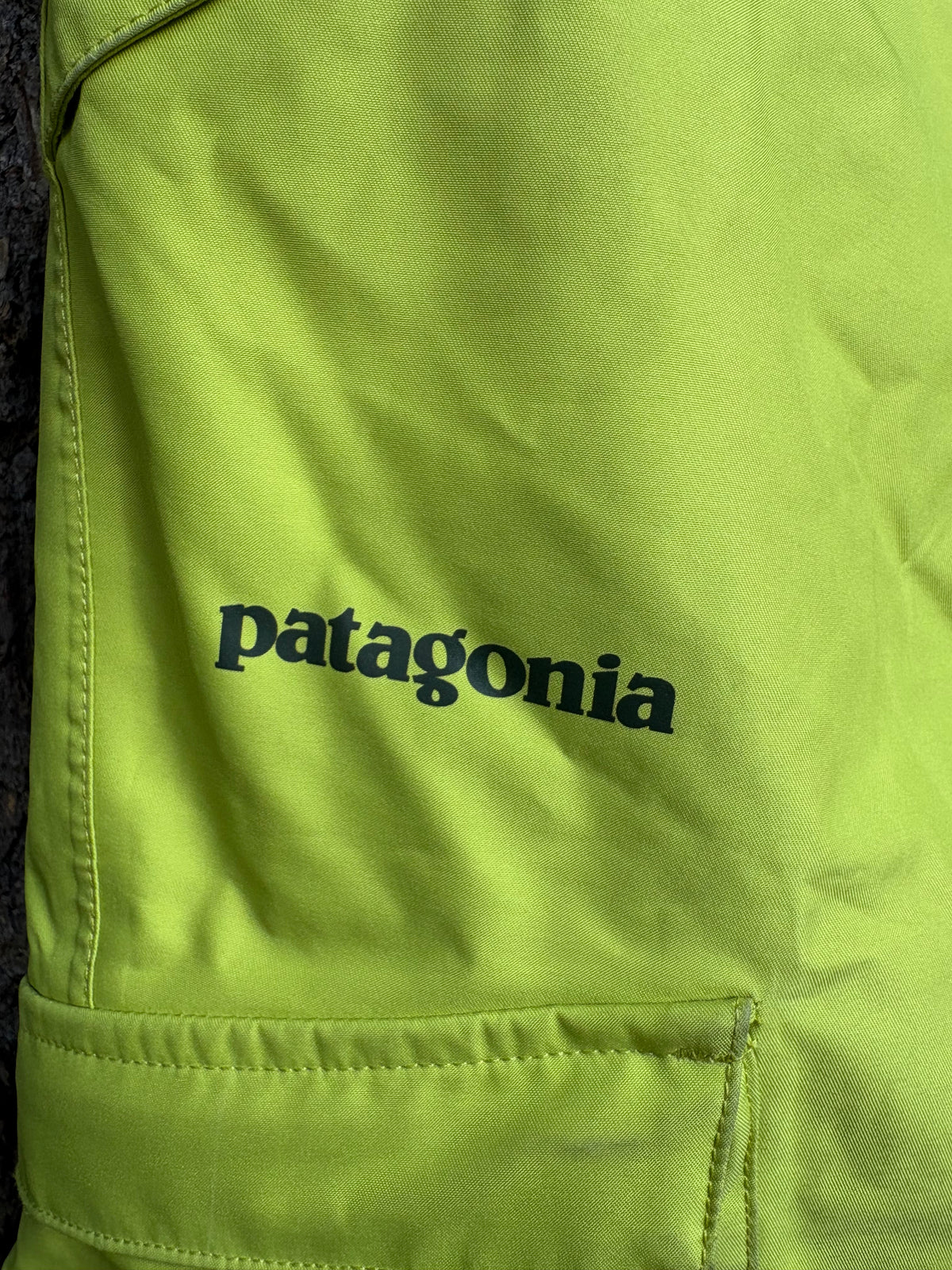 Patagonia Snow Pants (Lemon Lime, Men's L)