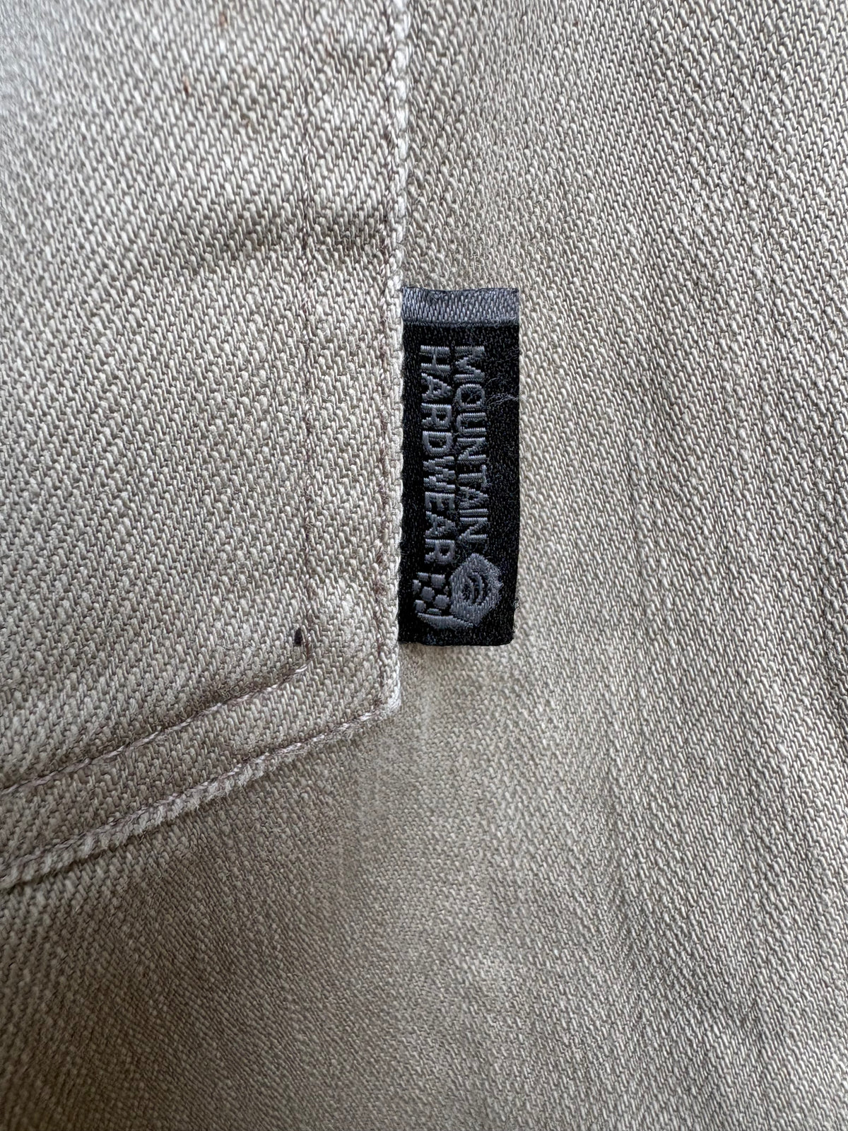 Mountain Hardwear Denim Jean, Stretch (Tan, Men's 33/32)
