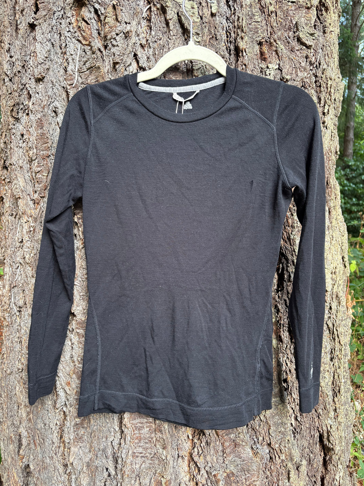 Smartwool Classic Thermal Merino Crew Base Layer Top (Black, Women's S)