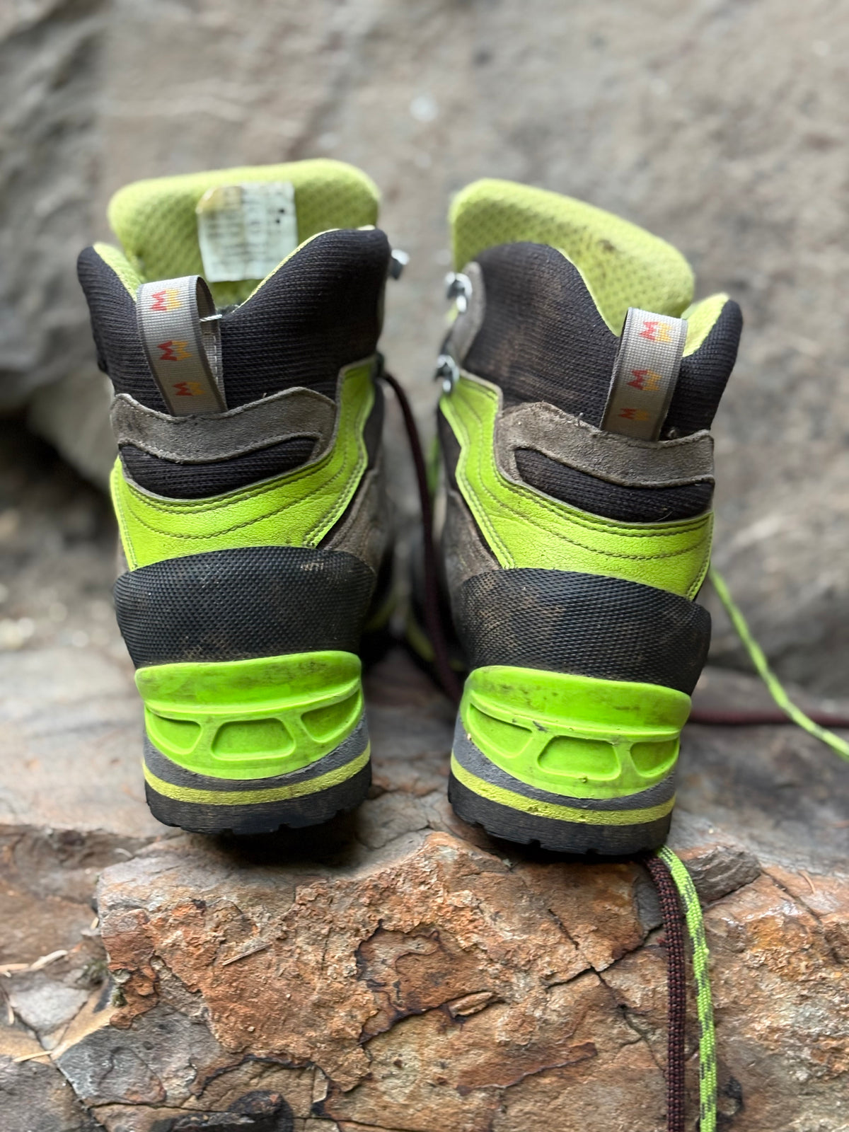Garmont Trail Guide GTX Boots (Grey/Lime Green, Men's 10)