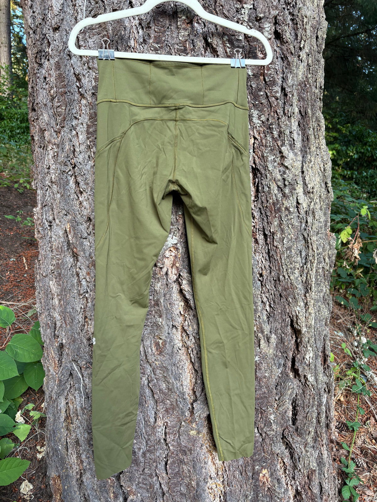 Lululemon Leggings w/ Pockets (Olive Green, Women's 6)