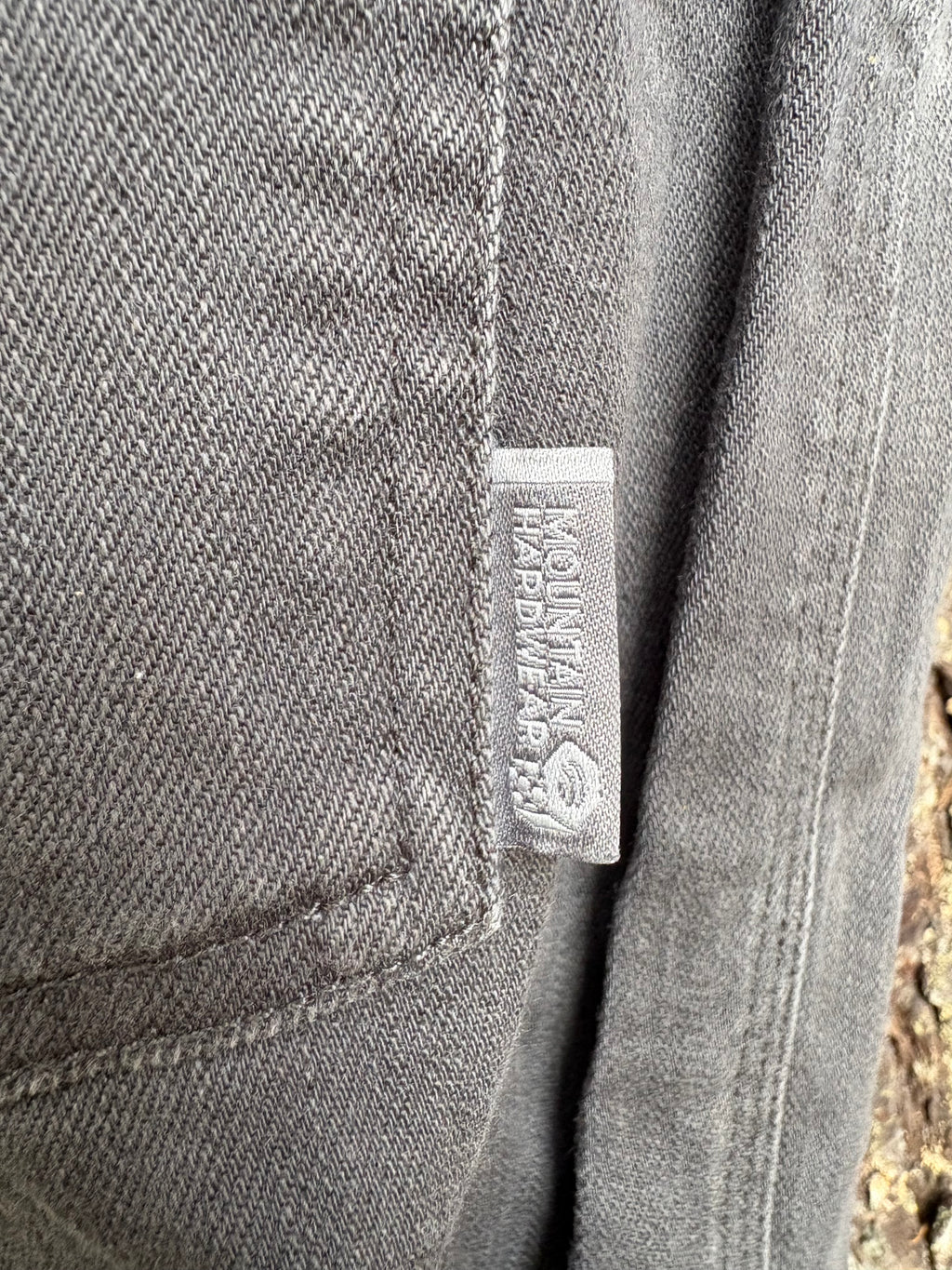 Mountain Hardwear Denim Jean, Stretch (Dark Grey, Men's 33/32)