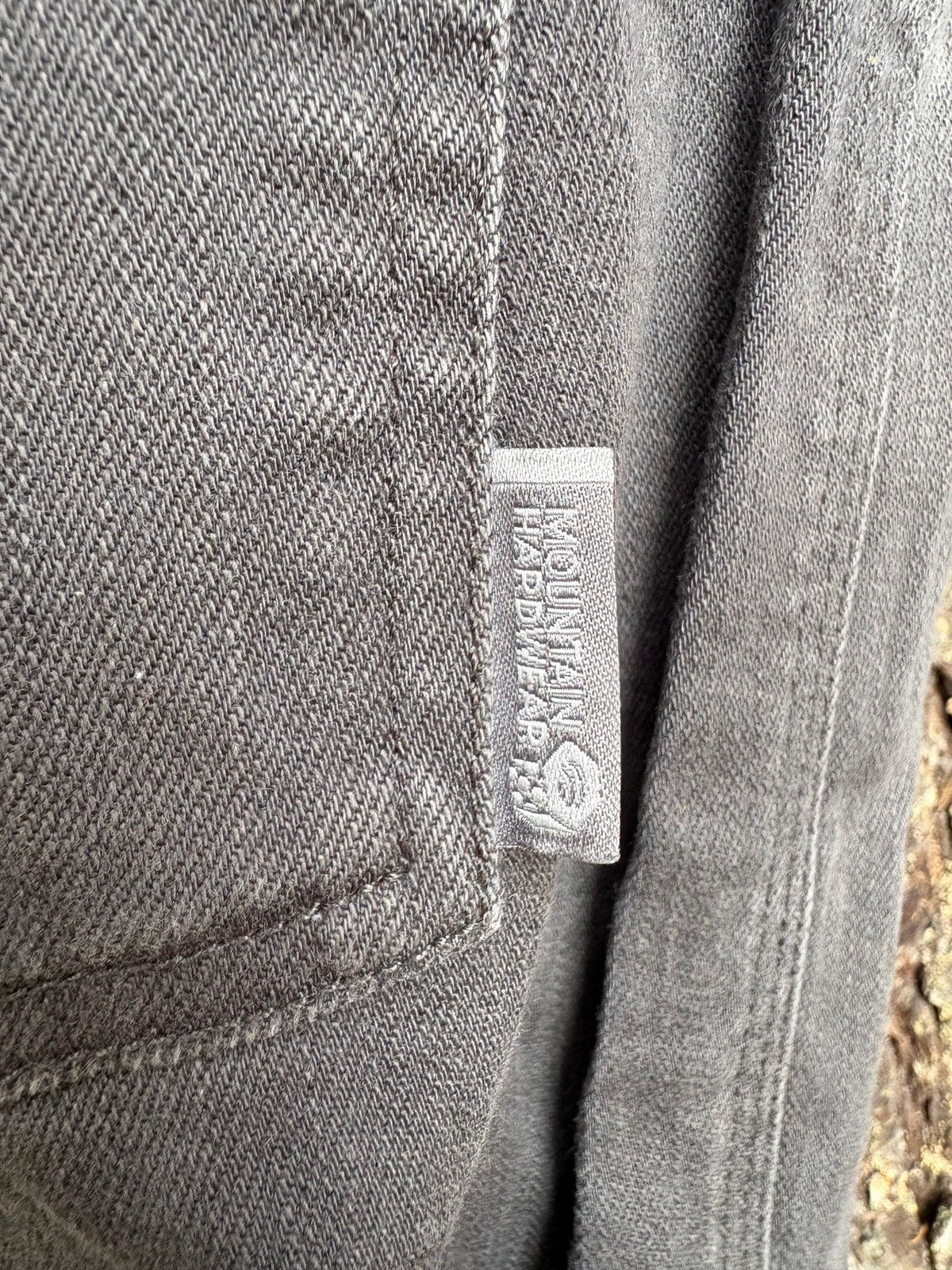 Mountain Hardwear Denim Jean, Stretch (Dark Grey, Men's 33/32)