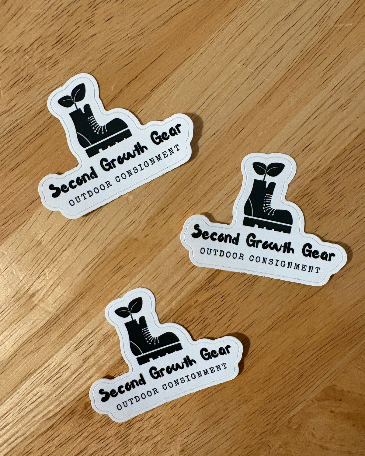 Second Growth Gear Stickers