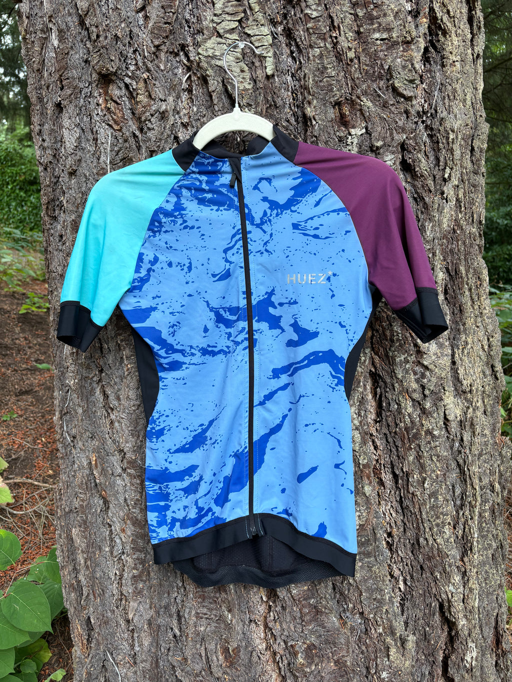 Huez Cycling Jersey (Blue, Women's S)