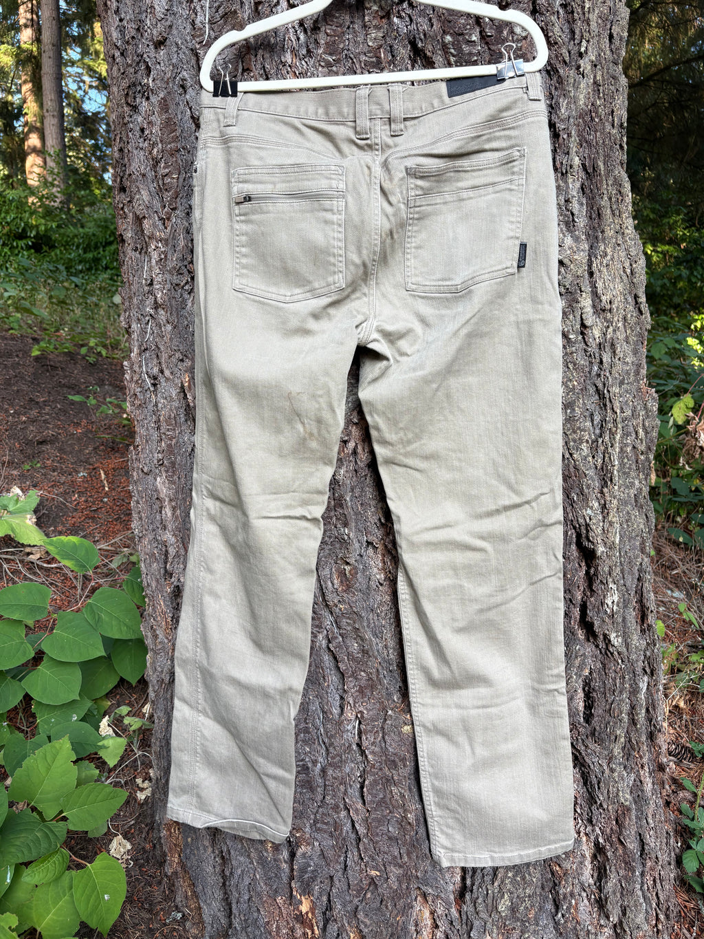 Mountain Hardwear Denim Jean, Stretch (Tan, Men's 33/32)