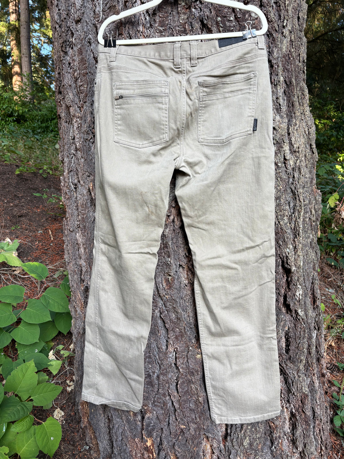 Mountain Hardwear Denim Jean, Stretch (Tan, Men's 33/32)
