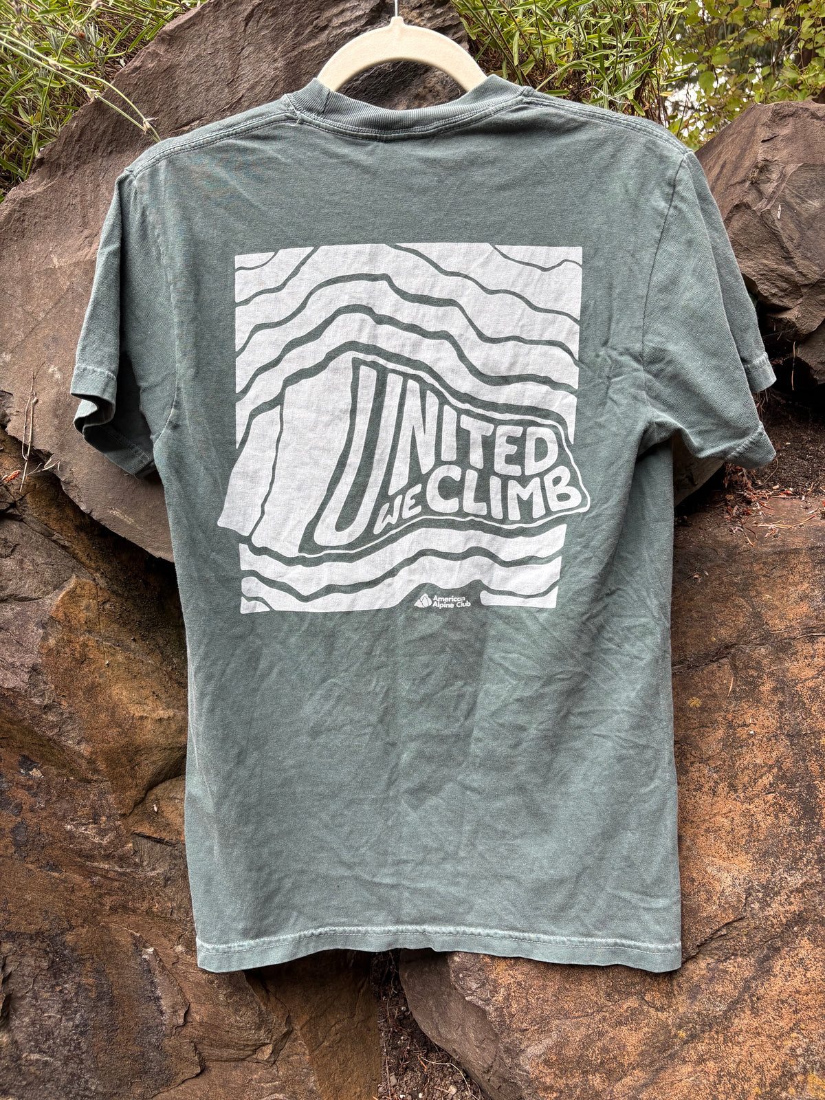 American Alpine Club T-Shirt (Forest Green, Unisex S)