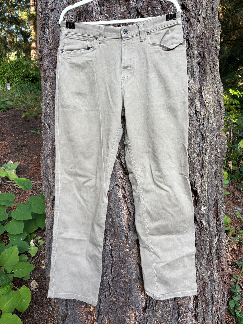 Mountain Hardwear Denim Jean, Stretch (Tan, Men's 33/32)