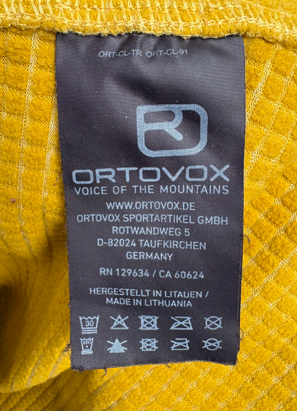 Ortovox Fleece Light Grid (Mustard/Sage, Women's S)