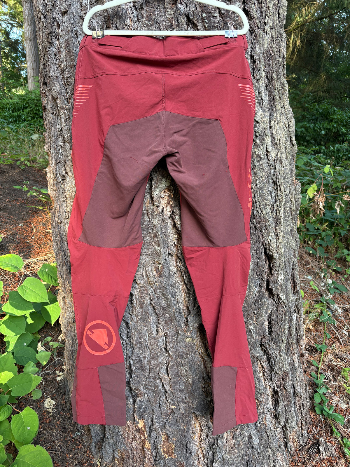 Endura SingleTrack Trouser II Bike Pants (Burgundy, Men's L)
