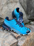 Salomon Speedcross 5 Trail Runners (Blue, Men's 9.5)