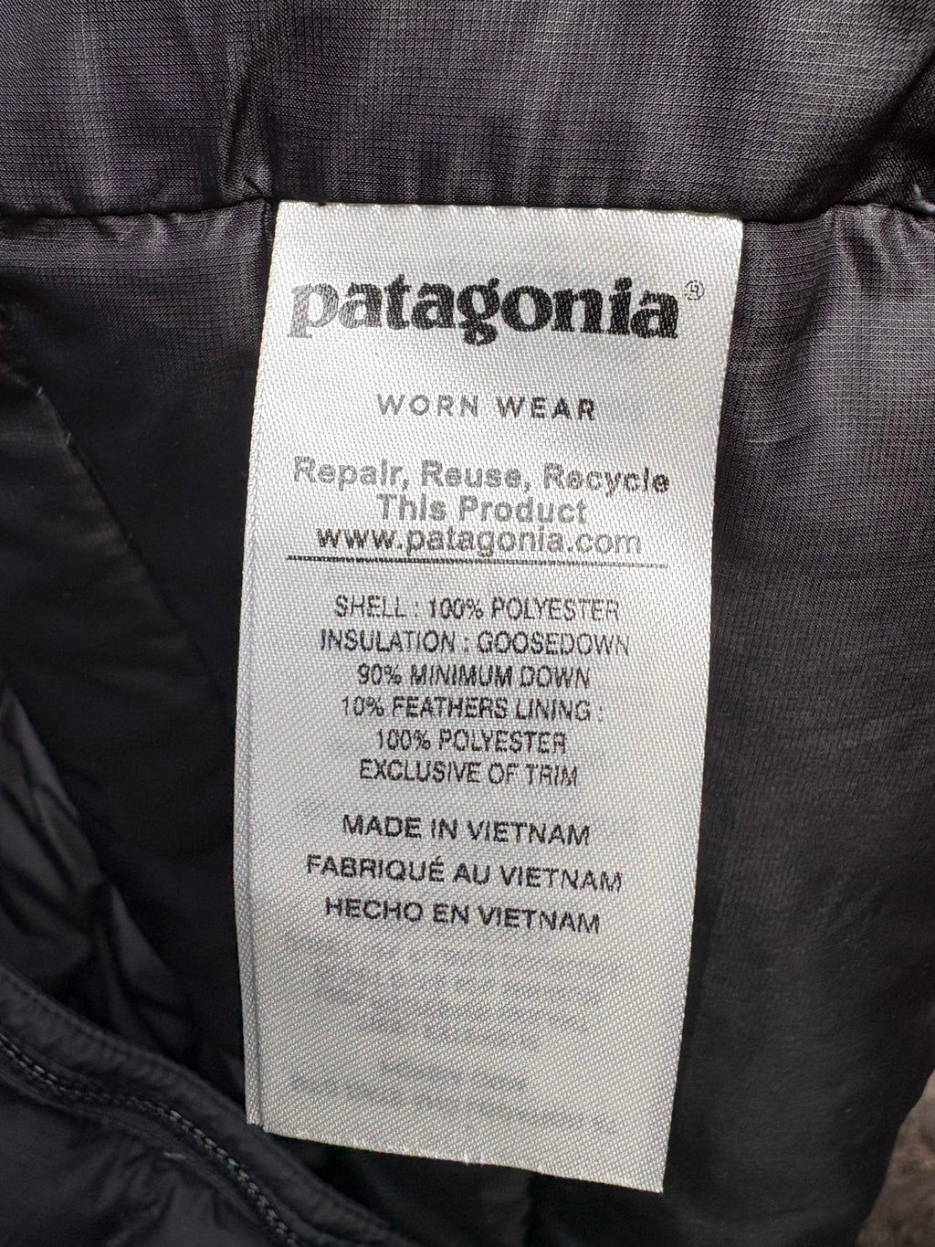 Patagonia Down Sweater Vest (Black, Men's M)