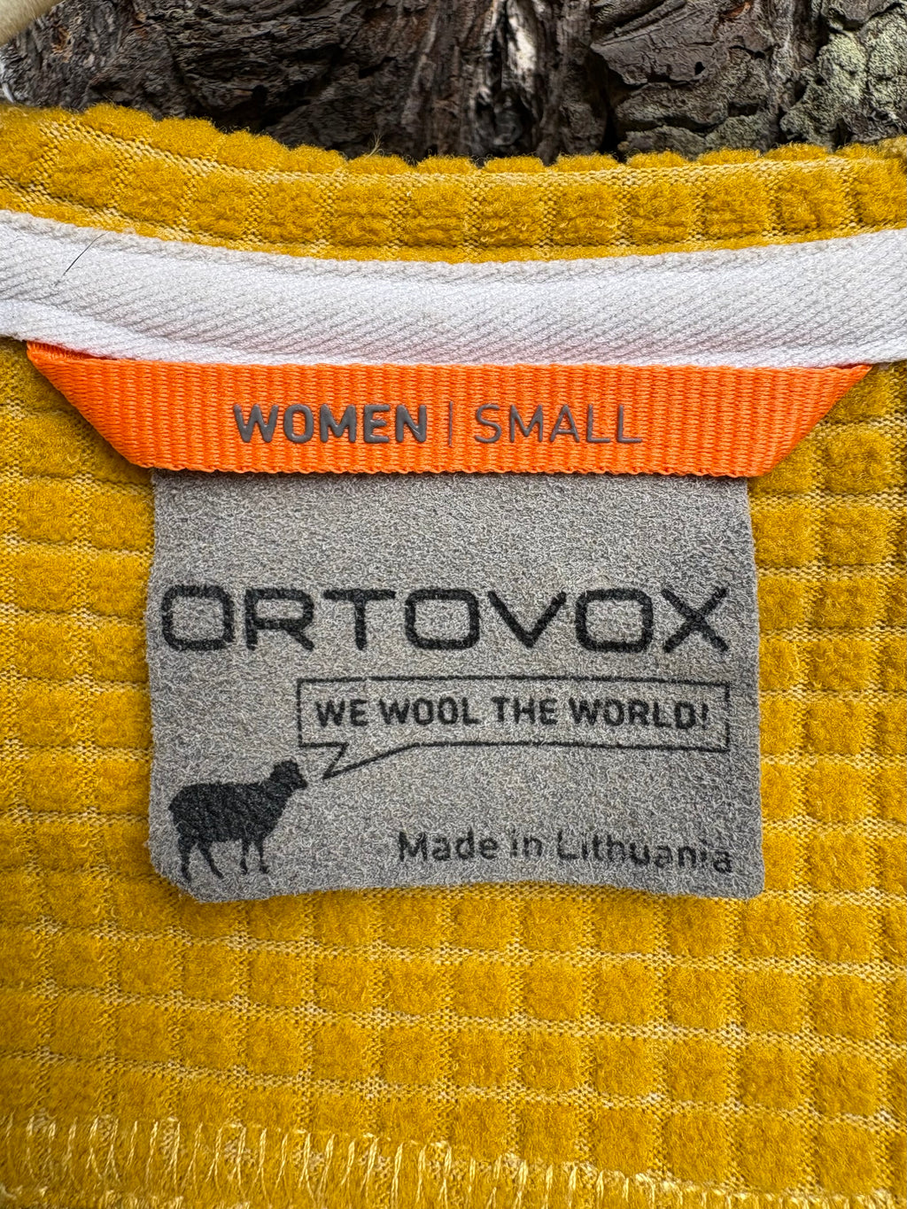 Ortovox Fleece Light Grid (Mustard/Sage, Women's S)
