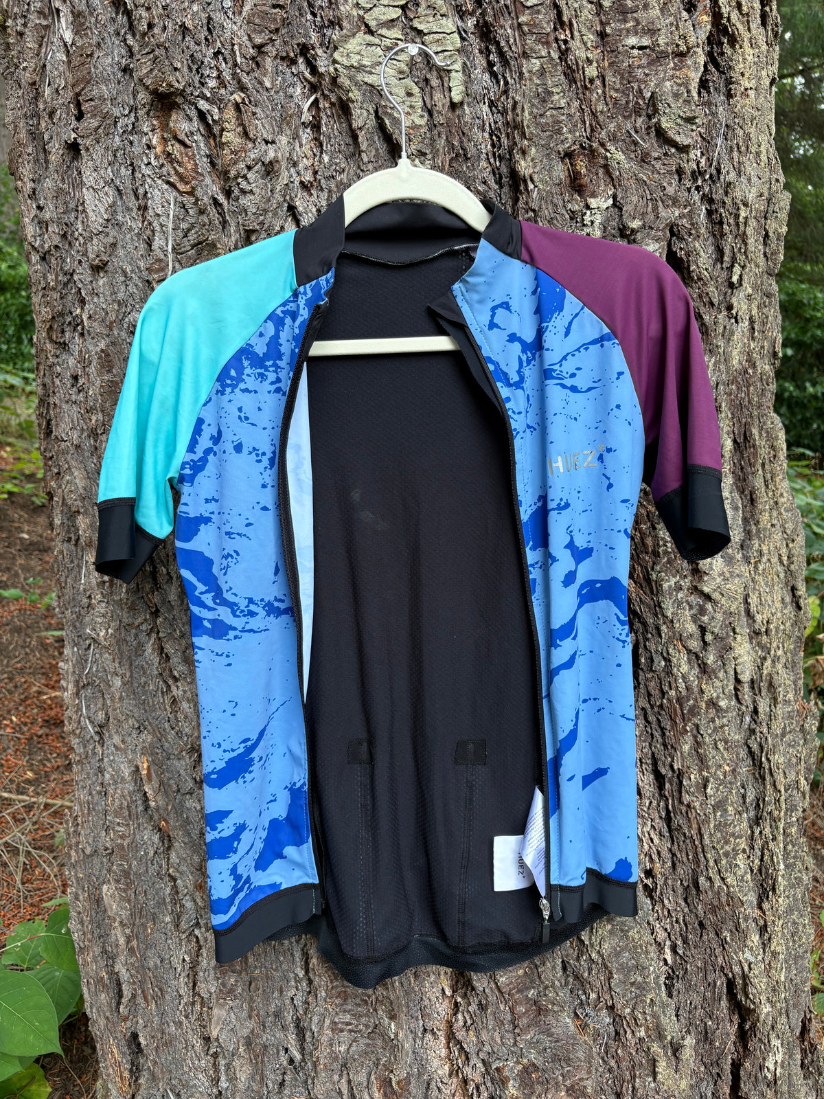 Huez Cycling Jersey (Blue, Women's S)