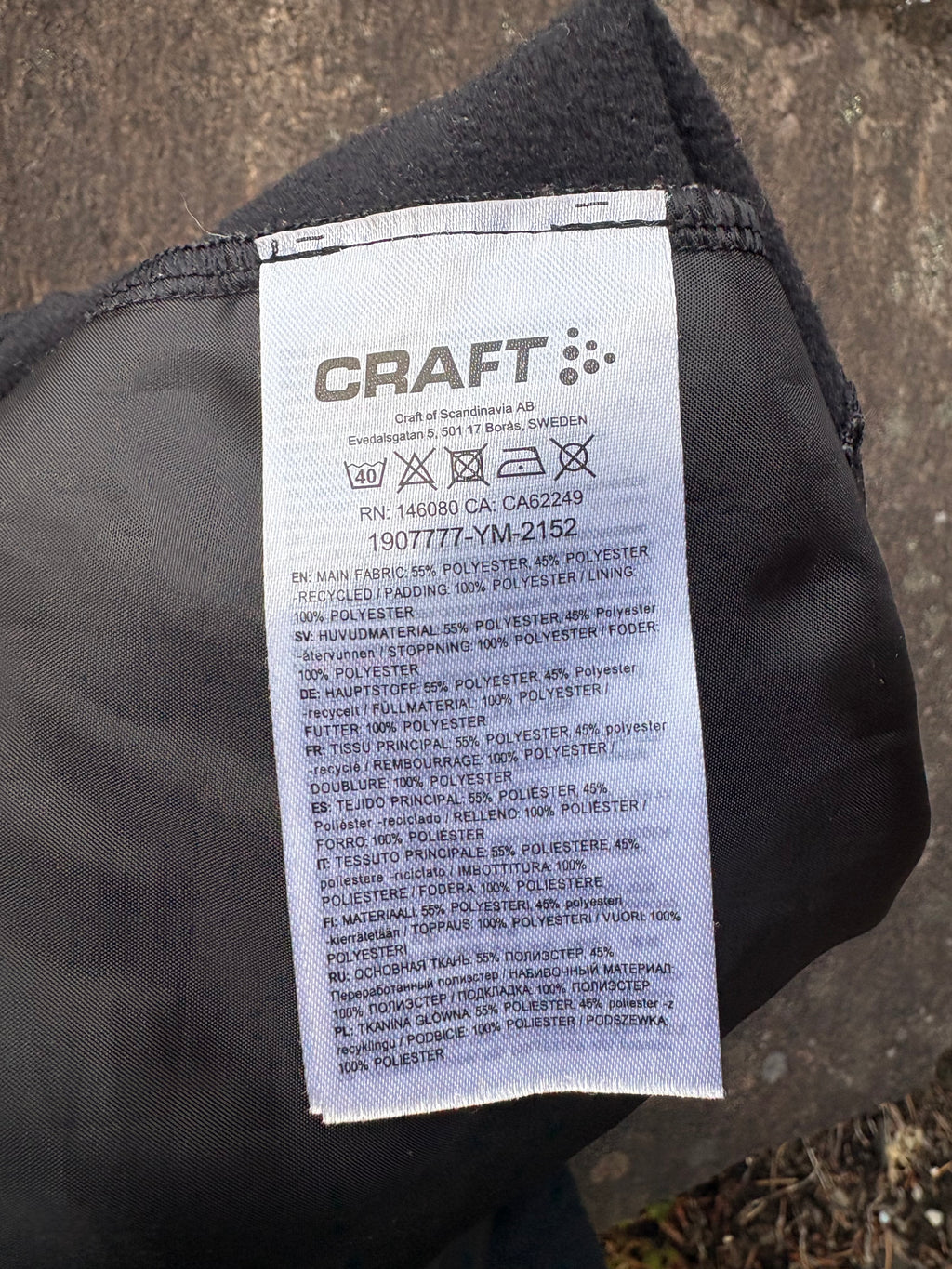 Craft Thermal XC Skirt (Black, Women's S)