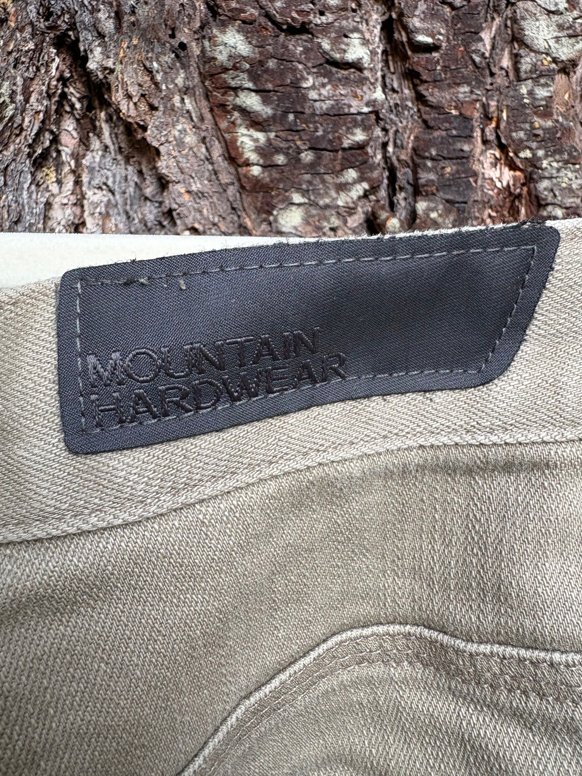 Mountain Hardwear Denim Jean, Stretch (Tan, Men's 33/32)