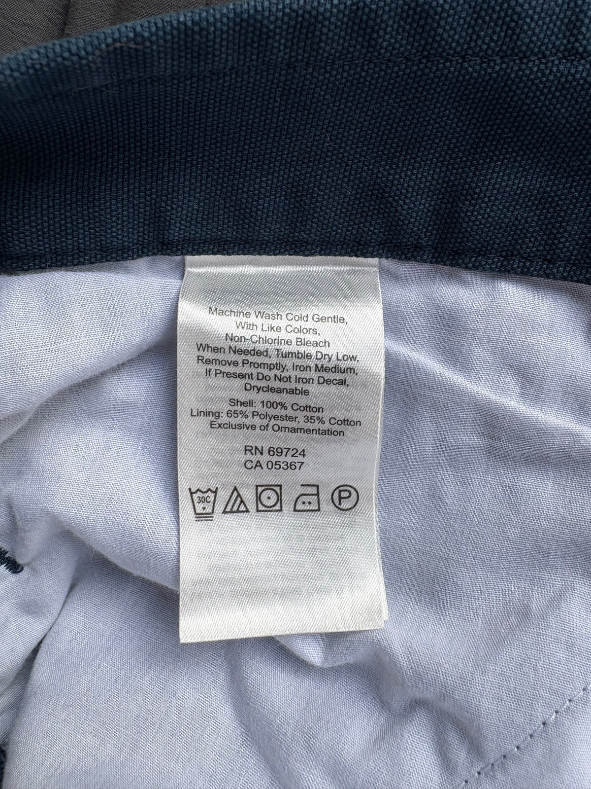 Mountain Hardwear AP™ Pant in 100% Cotton Canvas (Navy, Men's 33/32)