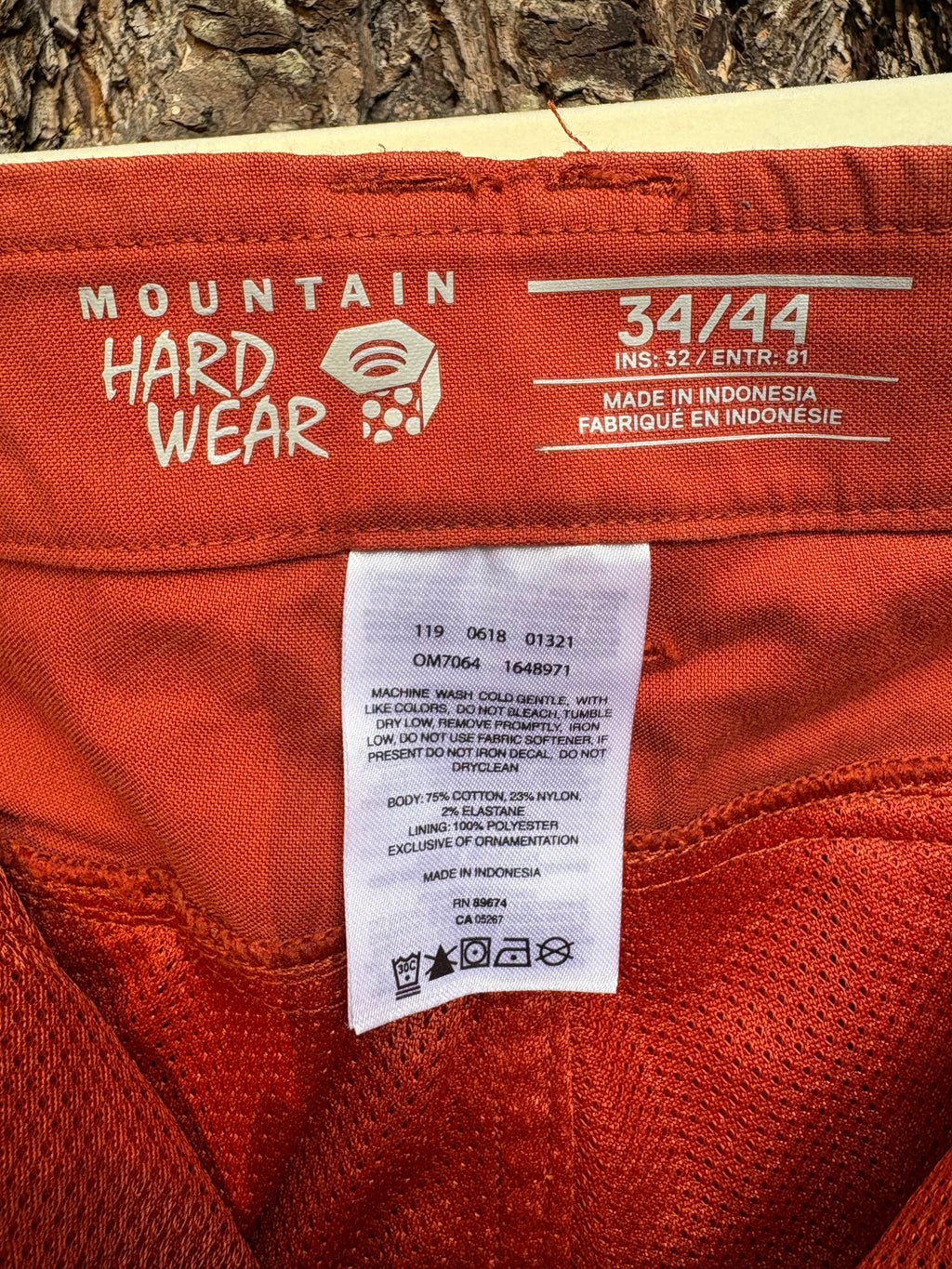 Mountain Hardwear Pant (Rust Red, Men's 34/32)