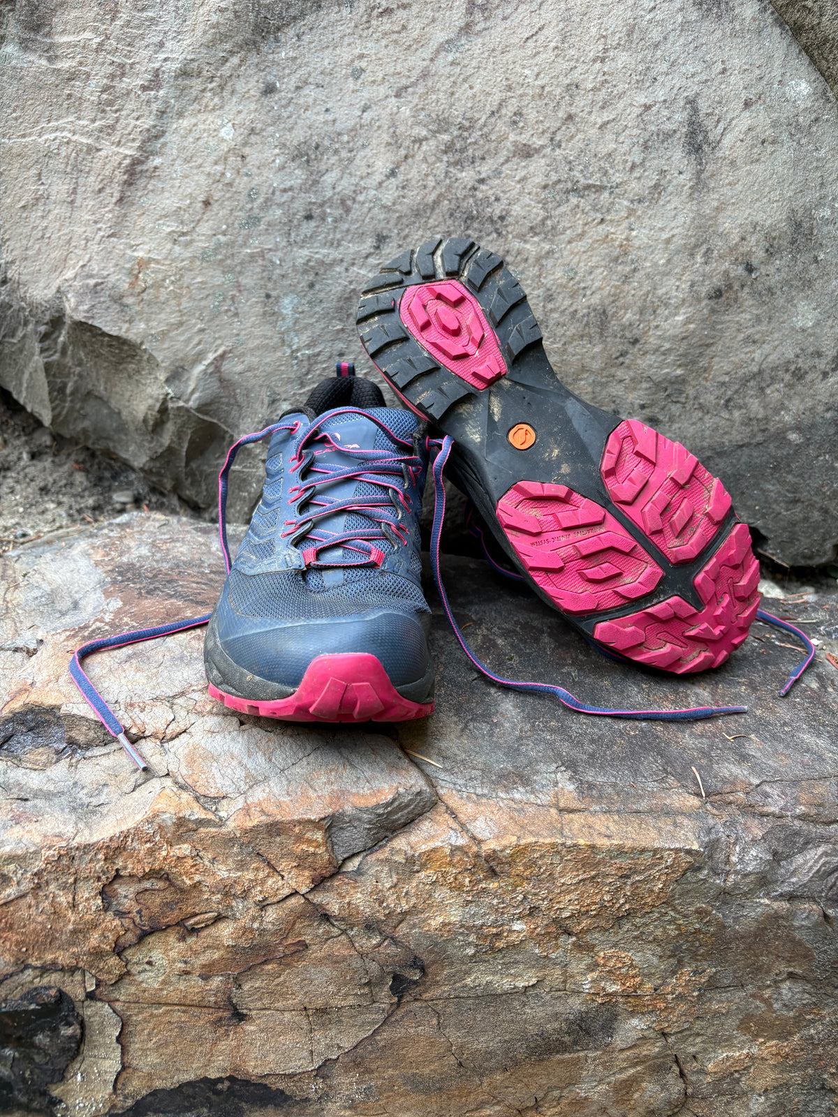 Scarpa Rush GTX Trail Runner (Navy/Raspberry, Women's US 6.5)