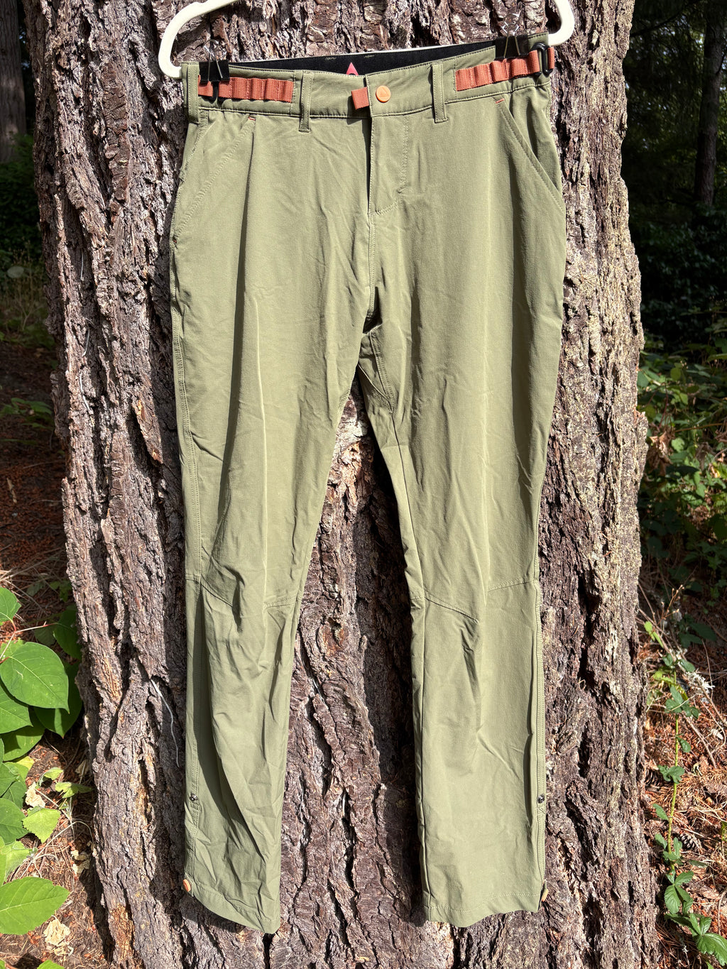 Passenger 365 Trail Roll Up Pant (Olive/Orange, Women's XS)
