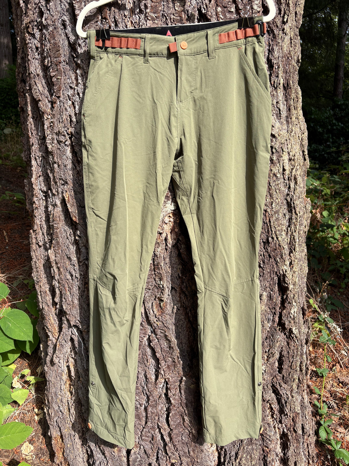 Passenger 365 Trail Roll Up Pant (Olive/Orange, Women's XS)